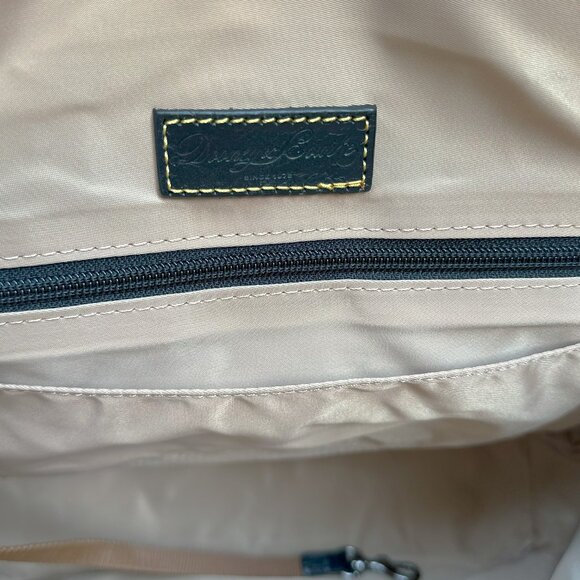 Dooney & Bourke Black Nylon Satchel with Leather Handles And Accents - Picture 7 of 7